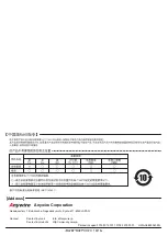 Preview for 16 page of Anywire BL287PB-02F-CC20 Product Manual