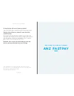 Preview for 12 page of ANZ Fastpay User Manual