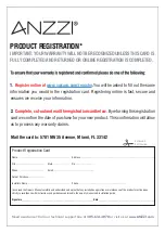 Preview for 2 page of Anzzi Anzzi SB-AZ009W Install & Operation Manual