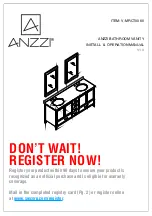 Anzzi Chateau V-MRCT0060 Install & Operation Manual preview