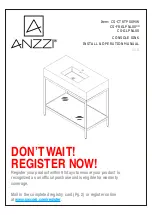 Anzzi CS-FRGLPNL00 Series Install & Operation Manual preview