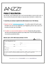 Preview for 2 page of Anzzi CS-FRGLPNL00 Series Install & Operation Manual