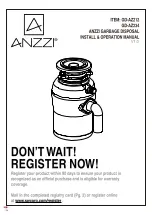 Preview for 1 page of Anzzi GD-AZ212 Install & Operation Manual