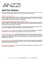 Предварительный просмотр 4 страницы Anzzi JETSON FT-AZ087 Install & Operation Manual
