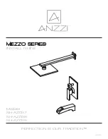 Anzzi Mezzo Series Install Manual preview