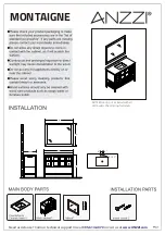 Preview for 3 page of Anzzi MONTAIGNE V-MRCT1048 Install & Operation Manual