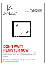 Preview for 1 page of Anzzi Neptune BA-LMDFX009WH Install & Operation Manual