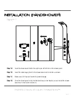 Предварительный просмотр 8 страницы Anzzi PRAIRE SP-AZ040 Install Manual