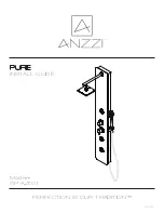 Anzzi PURE SP-AZ021 Install Manual предпросмотр