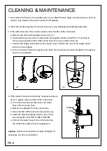 Предварительный просмотр 10 страницы Anzzi Sifo KF-AZ301 Series Install & Operation Manual