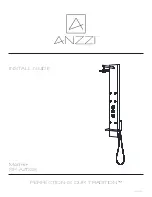 Anzzi SP-AZ028 Install Manual предпросмотр