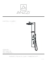 Anzzi SP-AZ075 Install Manual предпросмотр