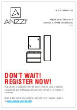 Anzzi VT-MRSCCT30 Install & Operation Manual preview