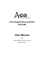 AOA TECHNOLOGY AFS-3400 User Manual предпросмотр