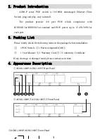 Предварительный просмотр 3 страницы AOA TECHNOLOGY AOM-1400P User Manual