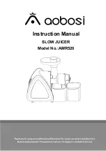 Aobosi AMR520 Instruction Manual preview