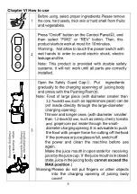 Preview for 8 page of Aobosi AMR8825 Instruction Manual