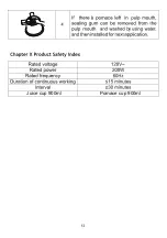 Preview for 12 page of Aobosi AMR8825 Instruction Manual