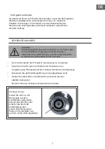 Предварительный просмотр 3 страницы Aobosi CG09 Instruction Manual