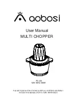 Aobosi FC-J23 User Manual preview