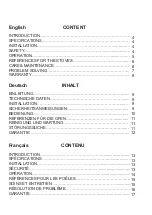 Preview for 2 page of Aobosi SL-405 User Manual