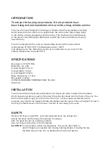 Preview for 4 page of Aobosi SL-405 User Manual