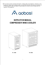 Aobosi YC-100B Instruction Manual предпросмотр