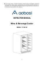 Предварительный просмотр 1 страницы Aobosi YC120-2D Instruction Manual