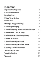 Предварительный просмотр 2 страницы Aobosi YVS-102 User Manual