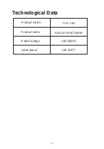 Предварительный просмотр 16 страницы Aobosi YVS-102 User Manual