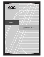 Preview for 1 page of AOC 177Sa-1 User Manual