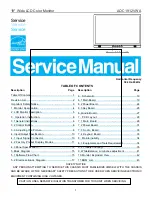 AOC 1912VWWA Service Manual preview