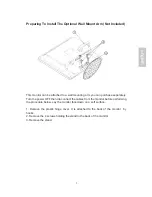 Предварительный просмотр 5 страницы AOC 2219S1 Operation Instructions Manual