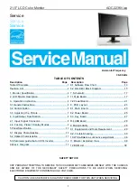 Preview for 1 page of AOC 2236VWA Service Manual