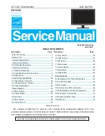 AOC 2241Pa Service Manual preview