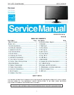 AOC 2436VH - Service Manaul preview