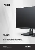 AOC 24E2D User Manual preview