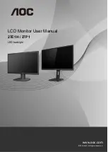 Preview for 1 page of AOC 27E1H User Manual