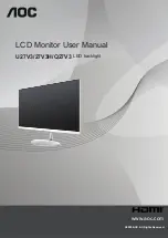 AOC 27V3H User Manual preview