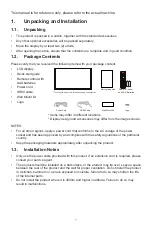 Preview for 7 page of AOC 32X8050 User Manual