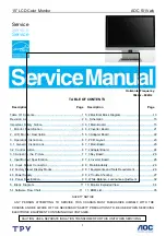 AOC 511Vwb Service Manual предпросмотр