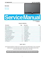 Предварительный просмотр 1 страницы AOC 67100ba1 Service Manual