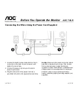 Предварительный просмотр 6 страницы AOC 7KLR User Manual