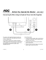 Preview for 7 page of AOC 9KLR User Manual