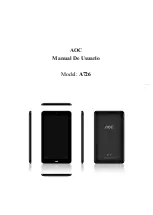 AOC A726 User Manual предпросмотр