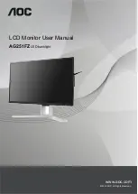 Предварительный просмотр 1 страницы AOC AG251FZ User Manual