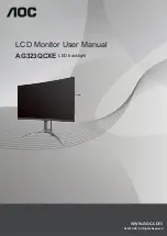 AOC AG323QCXE User Manual preview