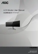 AOC AG493UCX User Manual preview