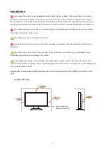 Предварительный просмотр 5 страницы AOC AGON AG254FG User Manual