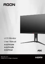 AOC AGON AG275QXN User Manual preview